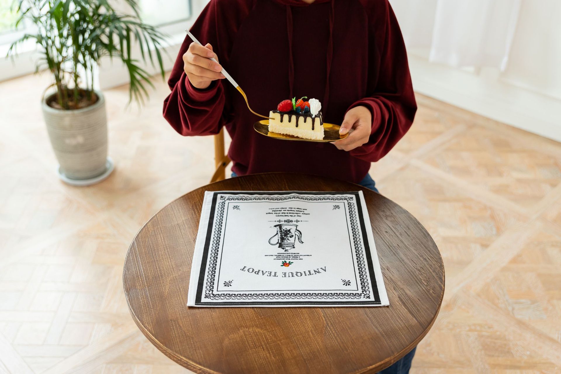 Nordic-style tea towels, placemats, cotton and linen fabric napkins, square home anti-slip napkins, cross-border food background cloth pic 50