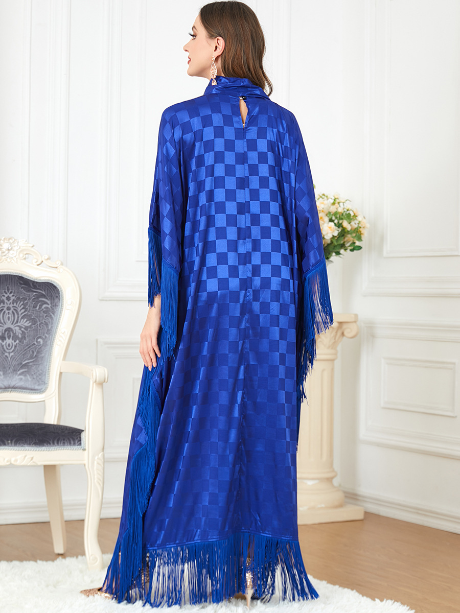 3294穆斯林衣服长袍跨境女装下游爆款中东长袖拼接蝙蝠袖连衣裙子详情12