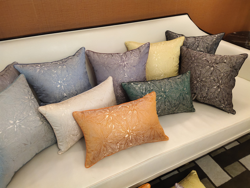 厂地货源样板房简约现代抱枕 线条风靠枕套 跨境ebay亚马逊靠垫套详情30