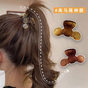 韩国东大门气质褶皱宽边纯色发箍发卡时尚复古压发韩版头箍发饰女详情9