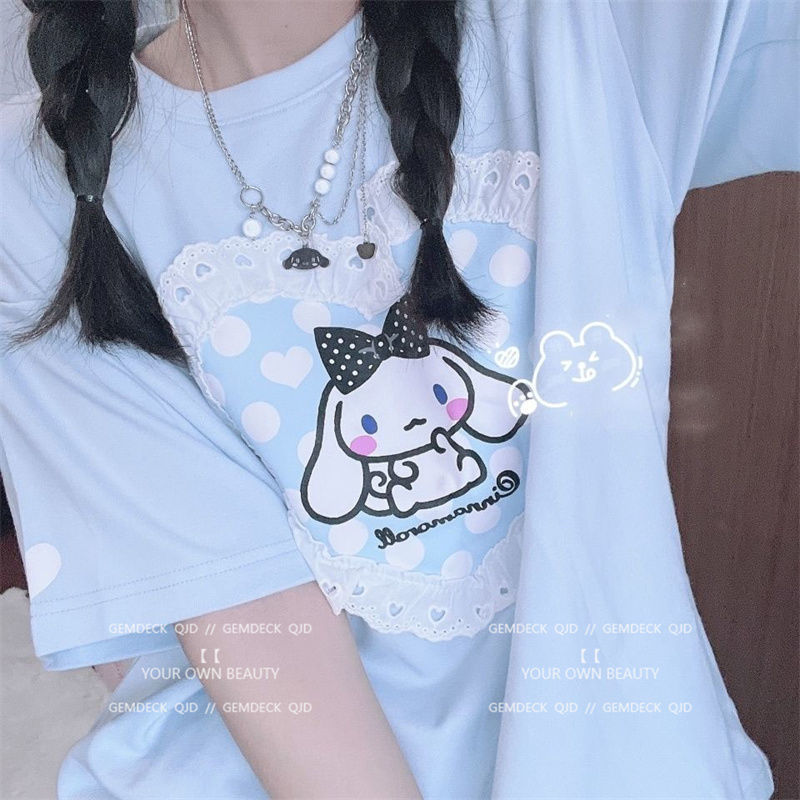 合金玉桂狗项链女ins极简嘻哈冷淡风反光珍珠锁骨链配饰品详情6