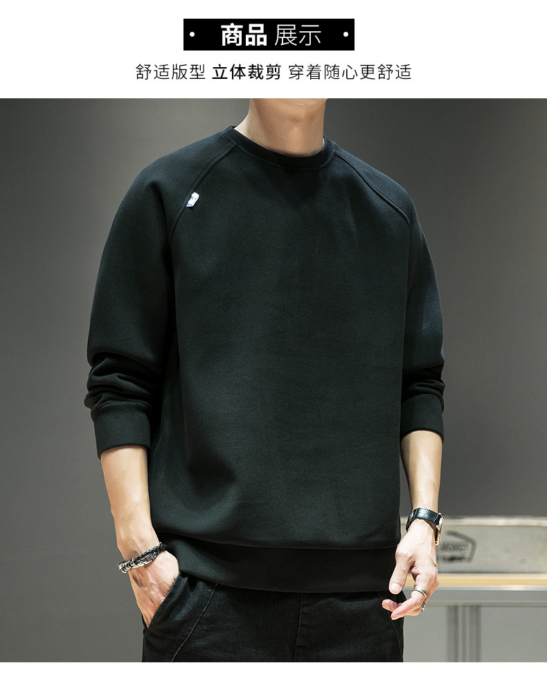 Otoño 2022 de velvet hombre sudadera 2022 nuevo estilo simple moda hombre marca de moda adolescente plus velvet sudadera hombre pic 8