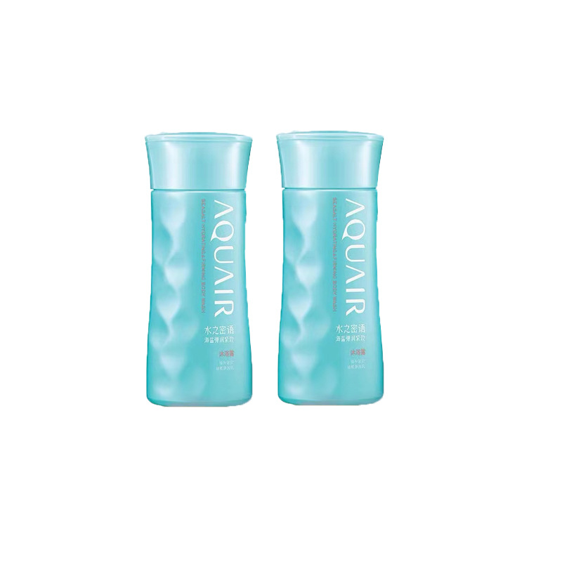 Japanese Water Secret Sea Salt Body Wash 600ml Moisturizing and Firming Summer Body Wash Gel Large Bottle Family Size pic 4