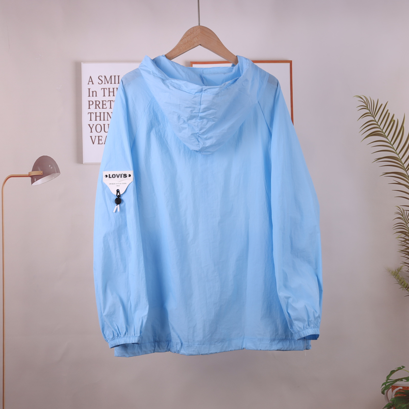 English large-sized short sun-protective clothing for girls, 2022 sun-protective clothing for girls, student uniform, Korean style thin loose mesh jacket pic 14