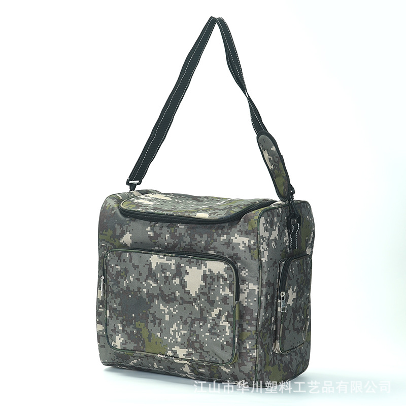 Insulated lunch bag, waterproof and cold-proof, outdoor portable Oxford fabric, new picnic bag, ice bag, foreign trade camouflage lunch bag, insulated meal bag, red wine insulated bag, camping box, ice bag, insulated bag pic 10