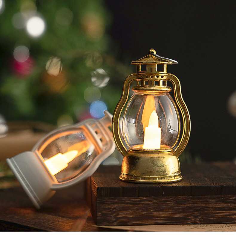 Creative retro horse lanterns, kerosene lamps, hand-held lanterns, props, bar Christmas candles, festive candles, atmosphere, night lights pic 2