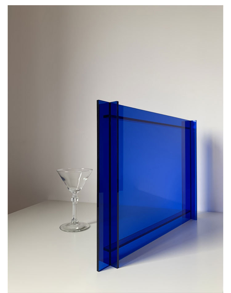 轻奢家用卧室化妆品收纳盒亚克力水果托盘杂物收纳盘创意实用果盘详情4