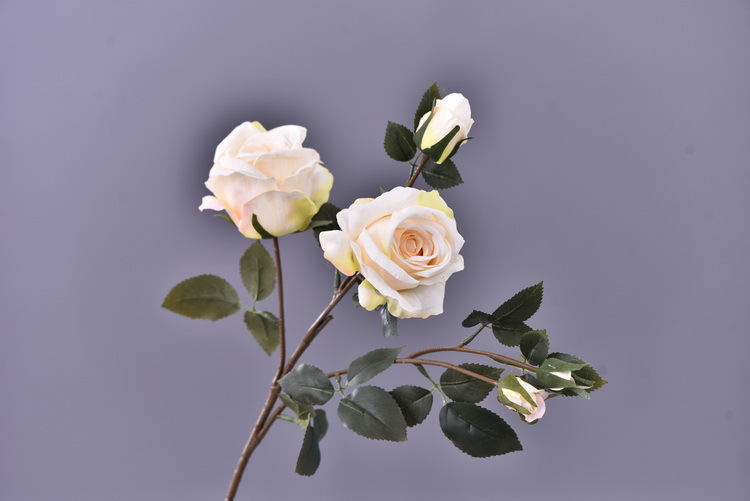 5 pieces of retro charred edge rose artificial flower decoration, artificial flower imitation dried flower, home soft decoration withered and dry, wedding Lanjin artificial rose wholesale pic 72