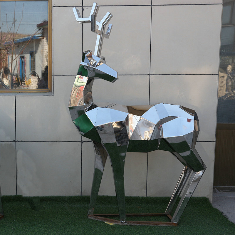 不锈钢雕塑镜面花纹动物编制镂空天鹅户外景观不锈钢雕塑定 制详情12