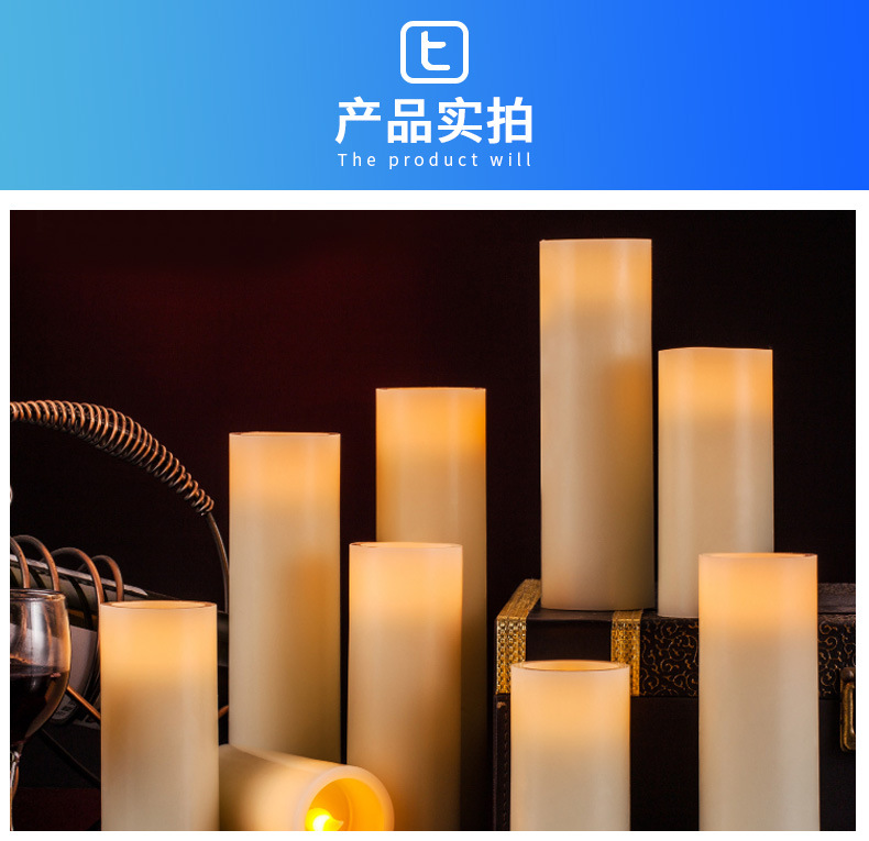Paraffin LED electronic candles, battery candle lights, decorative candle lights, led candle lights, candlelight lights, night lights, tea candles pic 8