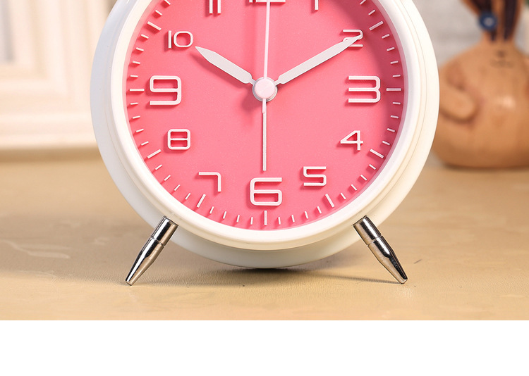 亚马逊热卖双打铃闹钟创意经典静音学生大声双铃3D数字打铃钟详情2