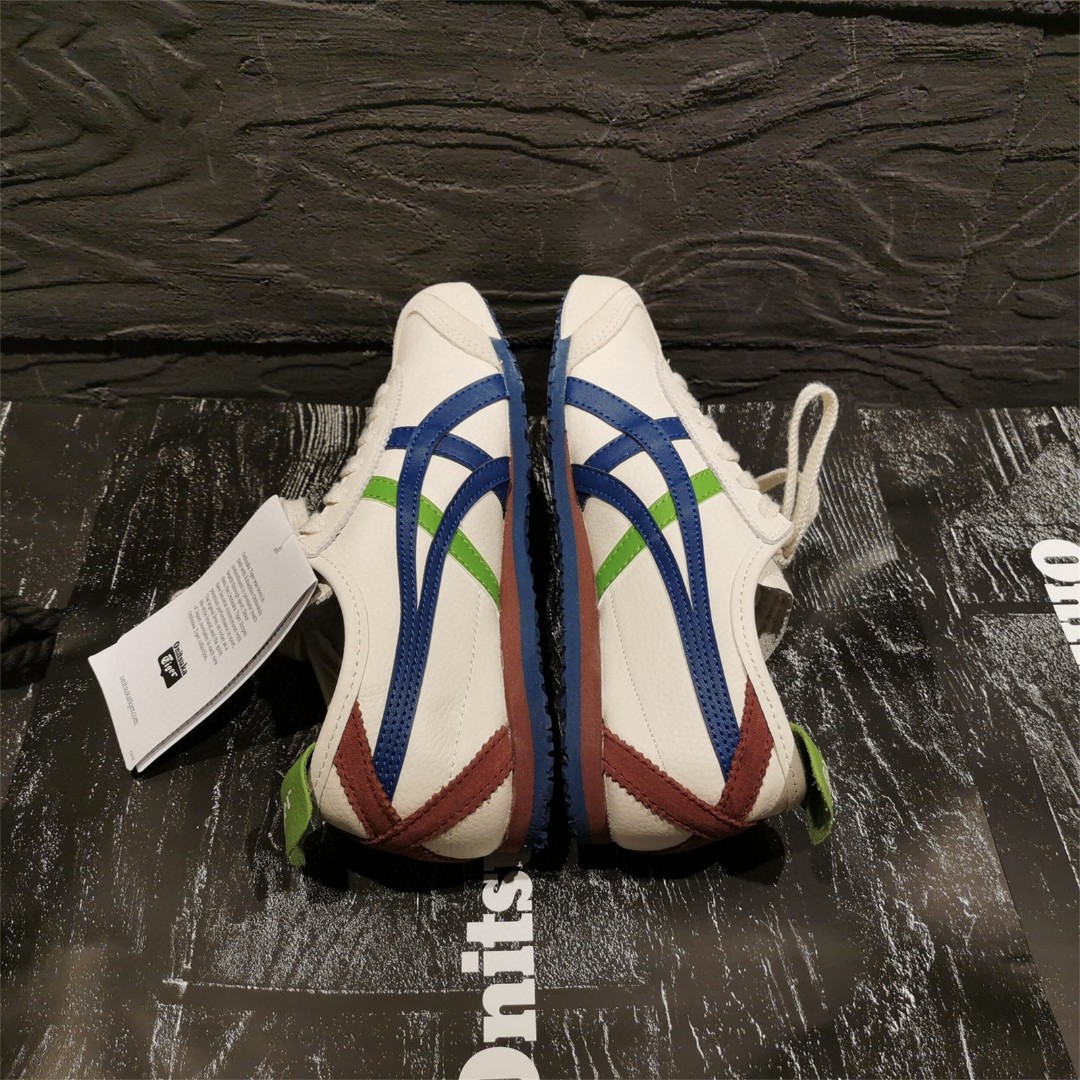 莆田亚瑟纯原Tiger鬼冢虎MEXICO66荔枝纹休闲女式板鞋头层牛皮士详情3