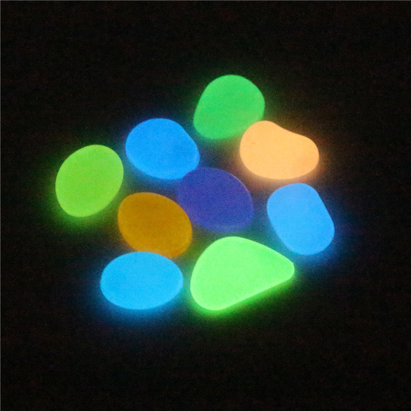 Aquarium fish tank luminous stone, luminous stone, garden villa pebble, artificial luminous stone, colored luminous stone pic 36