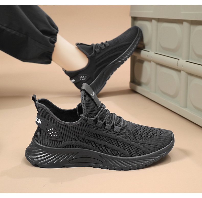 2024春秋季新款情侣时尚休闲运动单鞋批发跨境工厂潮流飞织鞋代发详情32