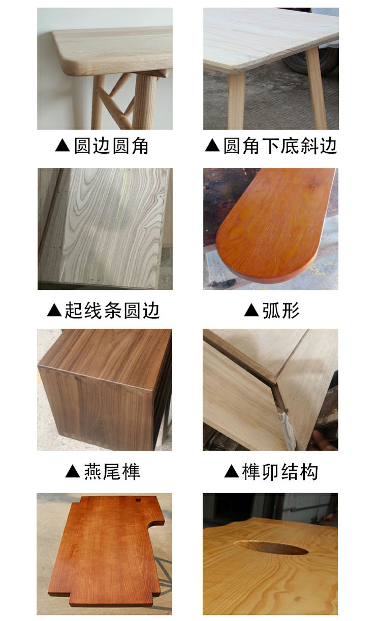 松木木板板材实木桌面板吧台台面餐桌办公会议电脑桌飘窗台板原木详情8