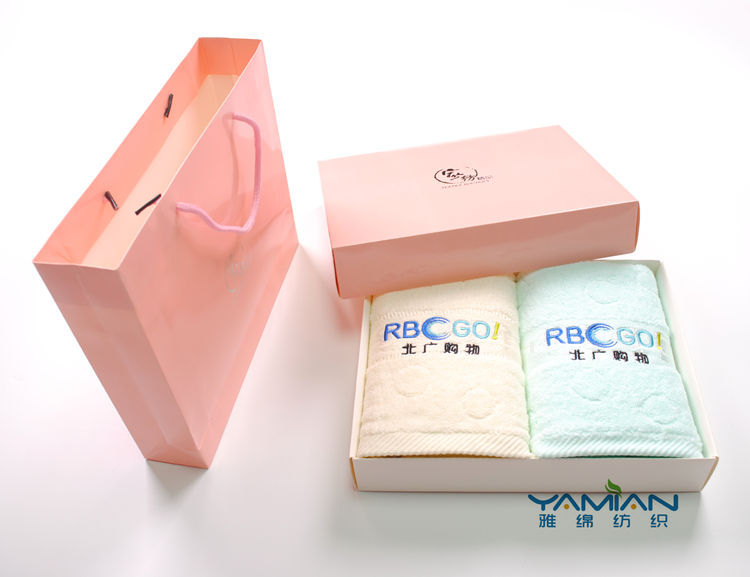 Pure cotton absorbent towel advertising gift towel, 100g available, enterprise LOGO and exquisite packaging, in stock, 4 colors pic 42
