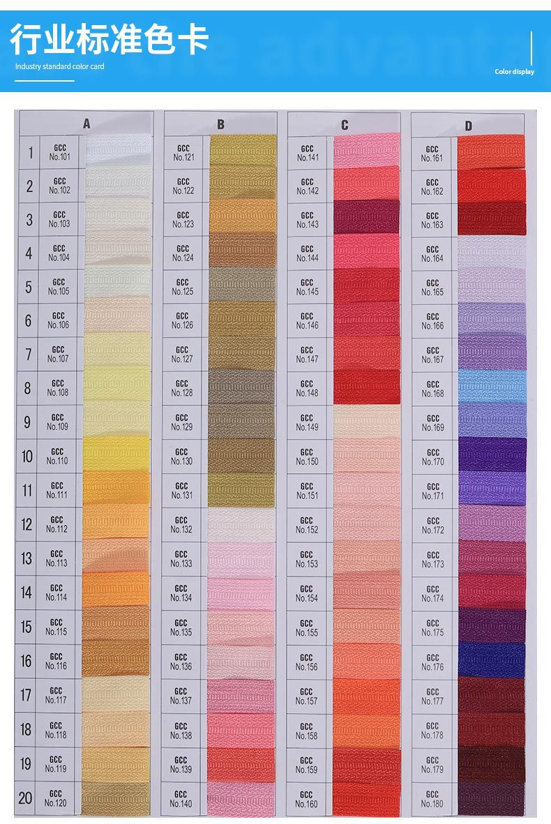 3#5#8#号尼龙拉链码装开口开尾彩色条装服装辅料外套被套箱包拉锁详情24