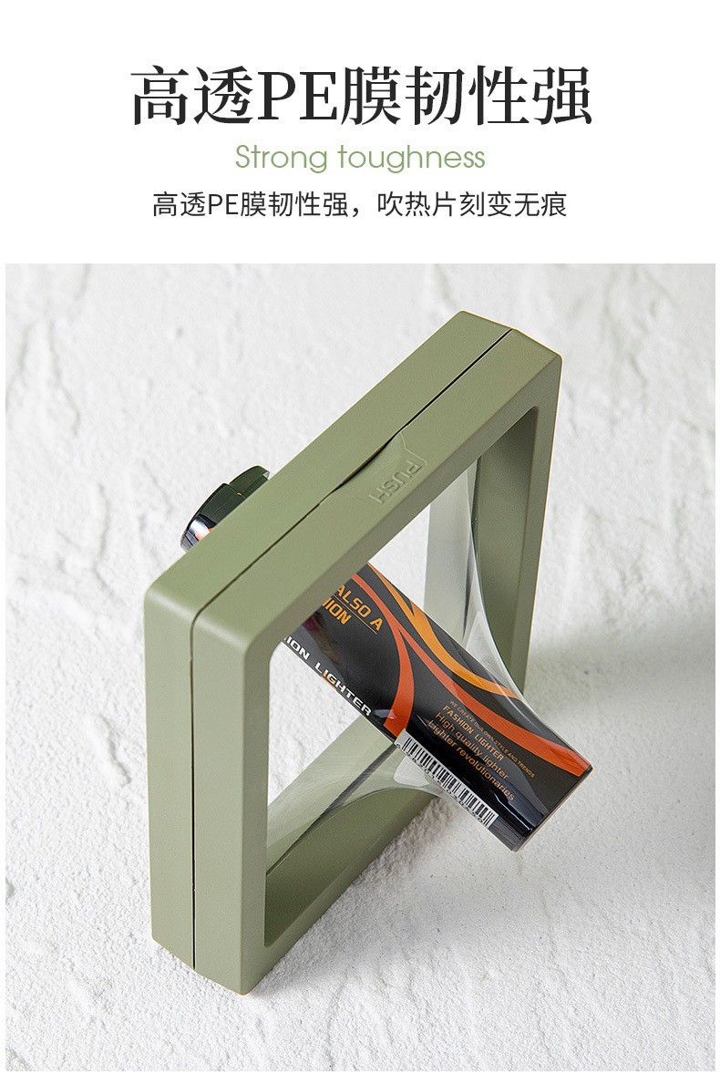 Anti-oxidation transparent PE film display box, suspended packaging box, gift bag, jewelry, ring and accessory box in stock pic 3