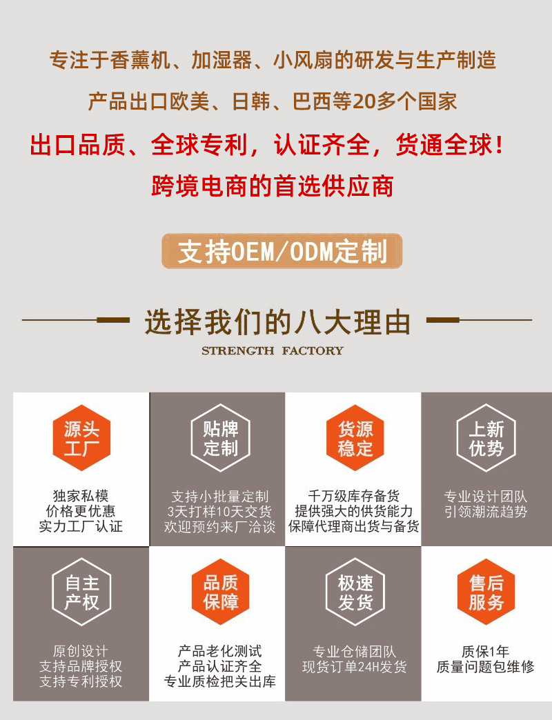 跨境新品复古小火车香薰机 家用大雾量遥控精油扩香桌面摆件 加湿器静音其他分类详情7