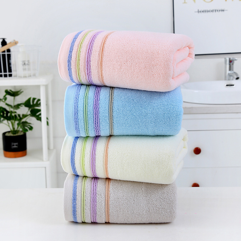 100% algodón 32 hilos toalla de baño grande 70*140cm para el hogar uso diario regalo absorbente toalla de baño puede bordar logotipo fábrica al por mayor pic 4