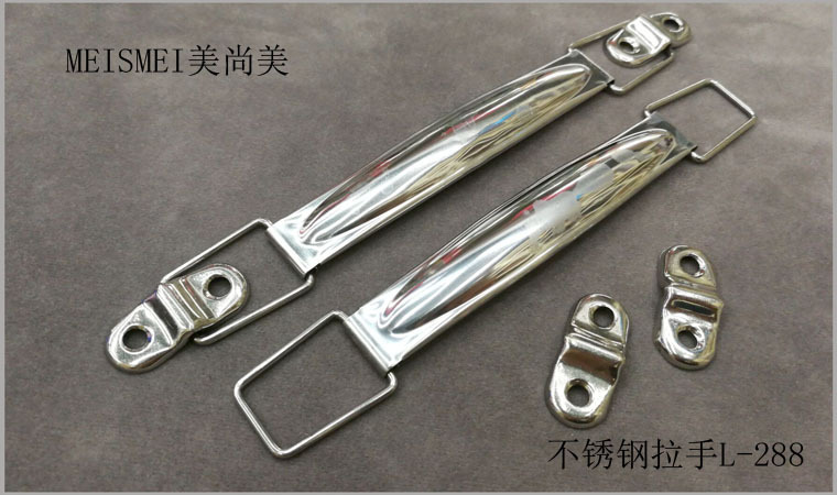Stainless steel handle folding handle for heavy-duty industrial plate lifting box spring handle box ring handle 98mm pic 6