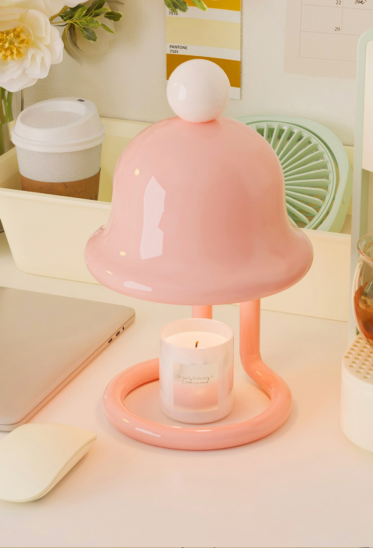 融蜡灯蜡烛香薰灯小众高级照明功能两用台灯插电款氛围灯中山灯具详情6