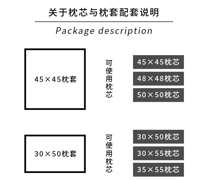 跨境亚马逊家居客厅沙发靠枕床头靠垫背ins风现代简约沙发抱枕套详情28