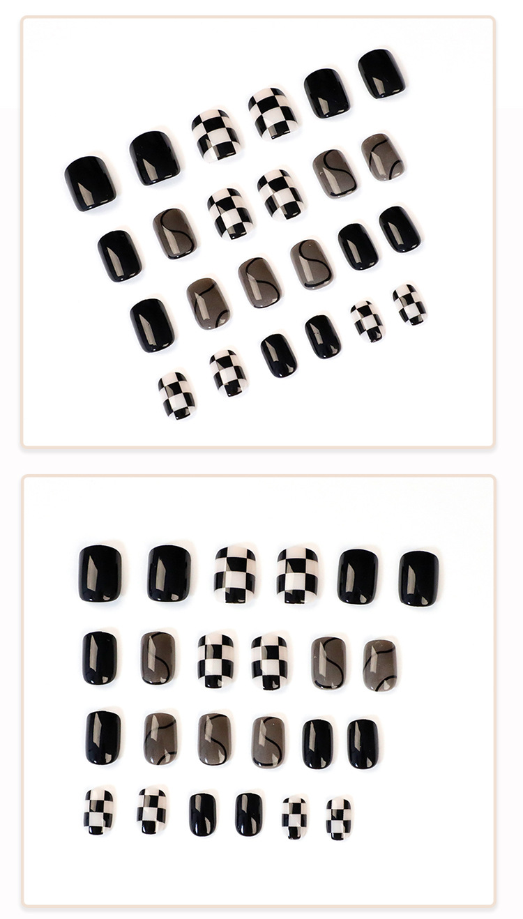 【 Cold Black Chess Grid 】 Finished Wearable Armor pieces, long wearable armor, detachable armor pieces pic 5