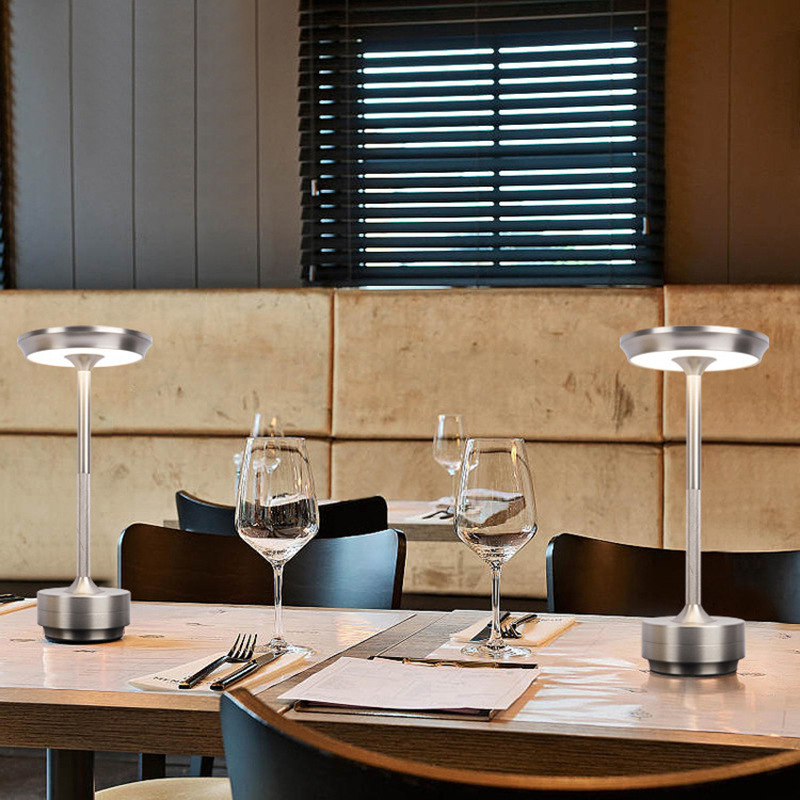 Japanese designer TURN bedroom bedside, dining table, bar decoration, desk lamp, charging atmosphere, creative night light pic 17