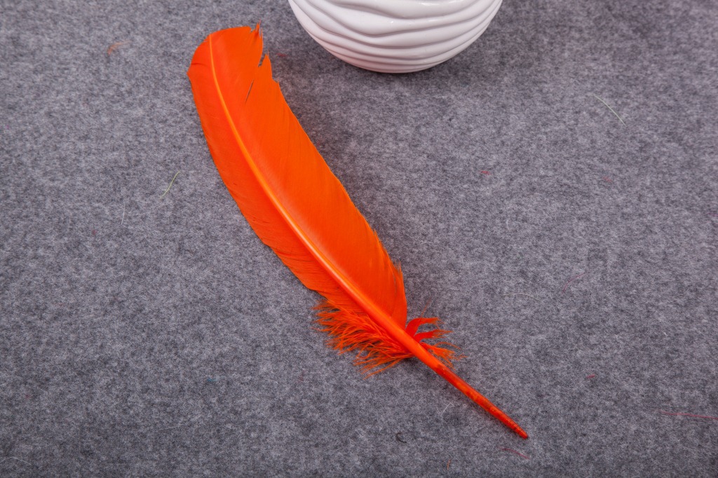 Factory wholesale DIY colorful Turkey feathers, Indian Anren heads with Turkey nest feathers, Japanese feather arrows in stock pic 25