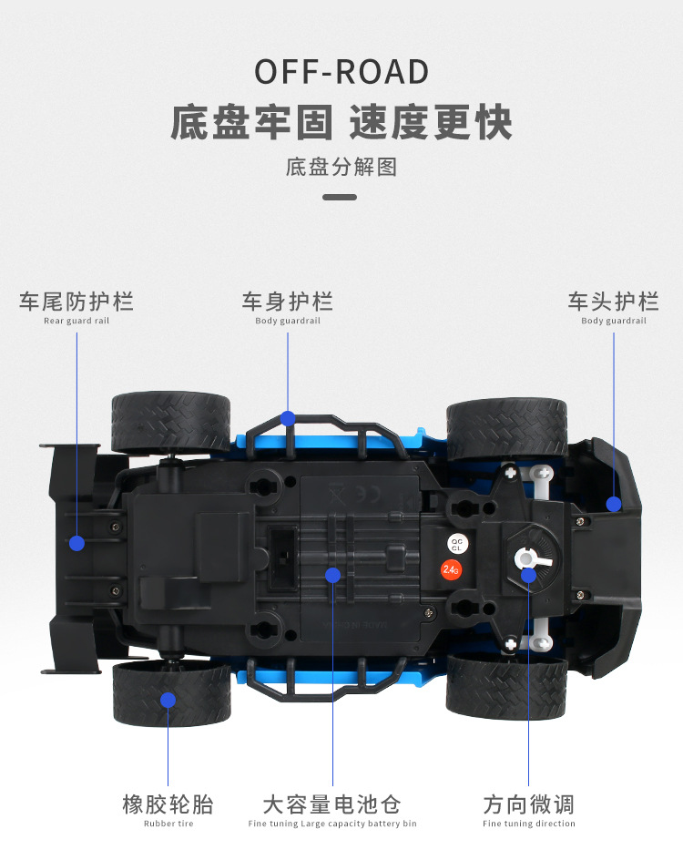 2.4G simulation Mercedes-Benz G-class plastic body high-speed remote control car pic 13