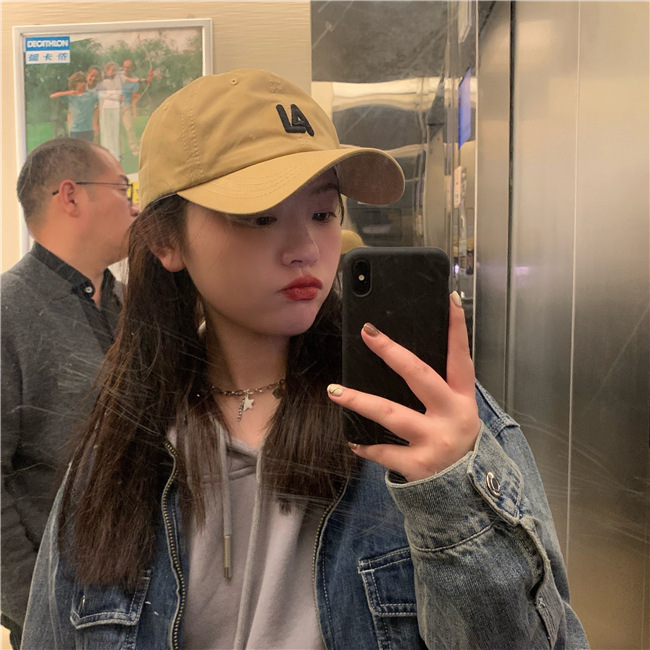 韩国软顶遮阳帽la棒球帽女可调节小标道奇队简约情侣ny鸭舌帽男潮详情24