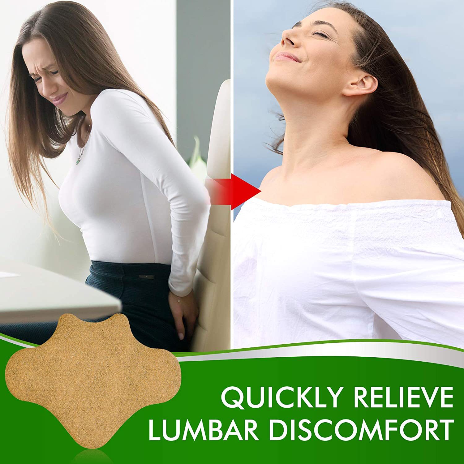 Cross-border household heating mugwort lumbar vertebrae ginger patch, waist and shoulder joint Babu elastic patch for export wholesale pic 32