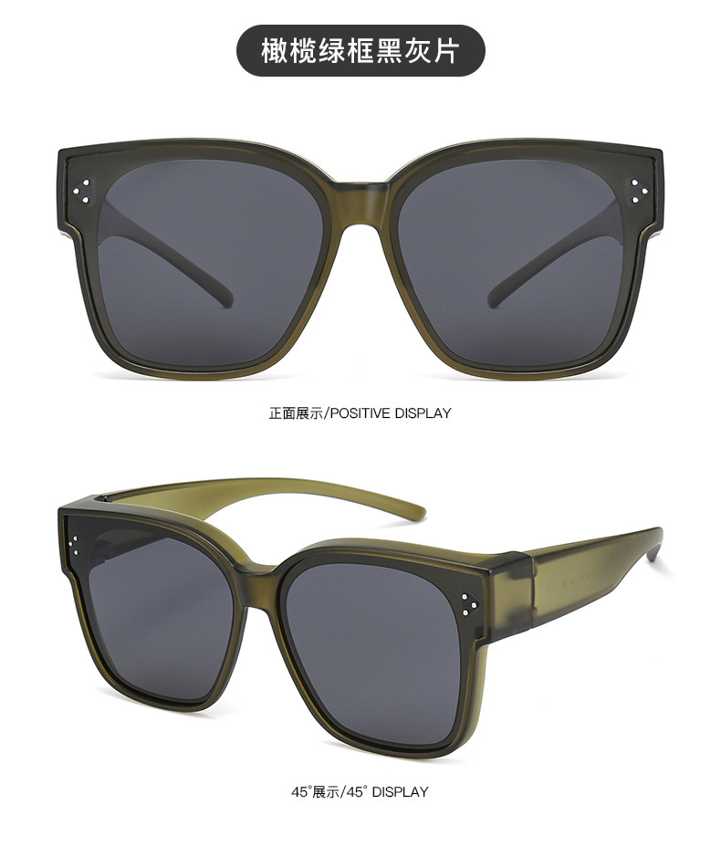 卡莎偏光太阳镜大框近视高清套镜户外开车墨镜夏季防晒眼镜网红款详情12