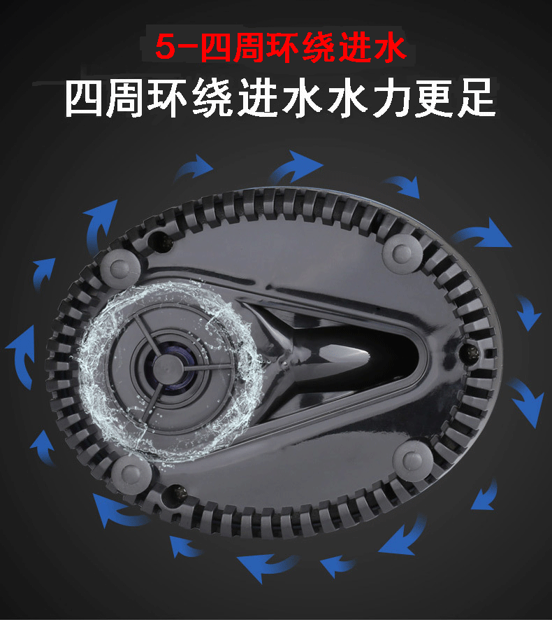 sun Sen sun fish tank multi-style bottom suction submersible pump, bottom filtration aquarium replacement pump JGP series pic 9