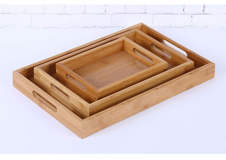 竹木制茶盘托盘长方形茶水杯茶具托盘木质餐盘水果盘日式面包盘详情11