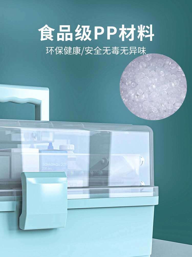 Household medicine classification storage box, medicine box, multi-layer large-capacity portable medical emergency standby medicine box, family size pic 4