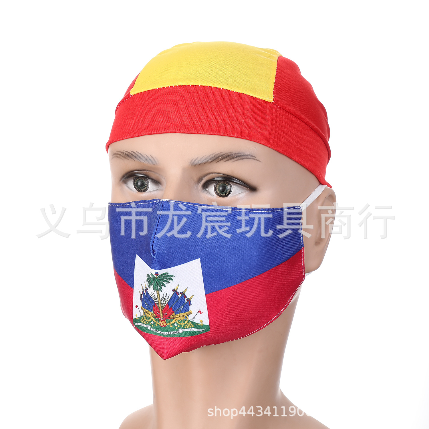 跨境亚马逊透气布口罩棉质时尚成人防尘水洗防晒旗帜口罩挂耳批发详情11