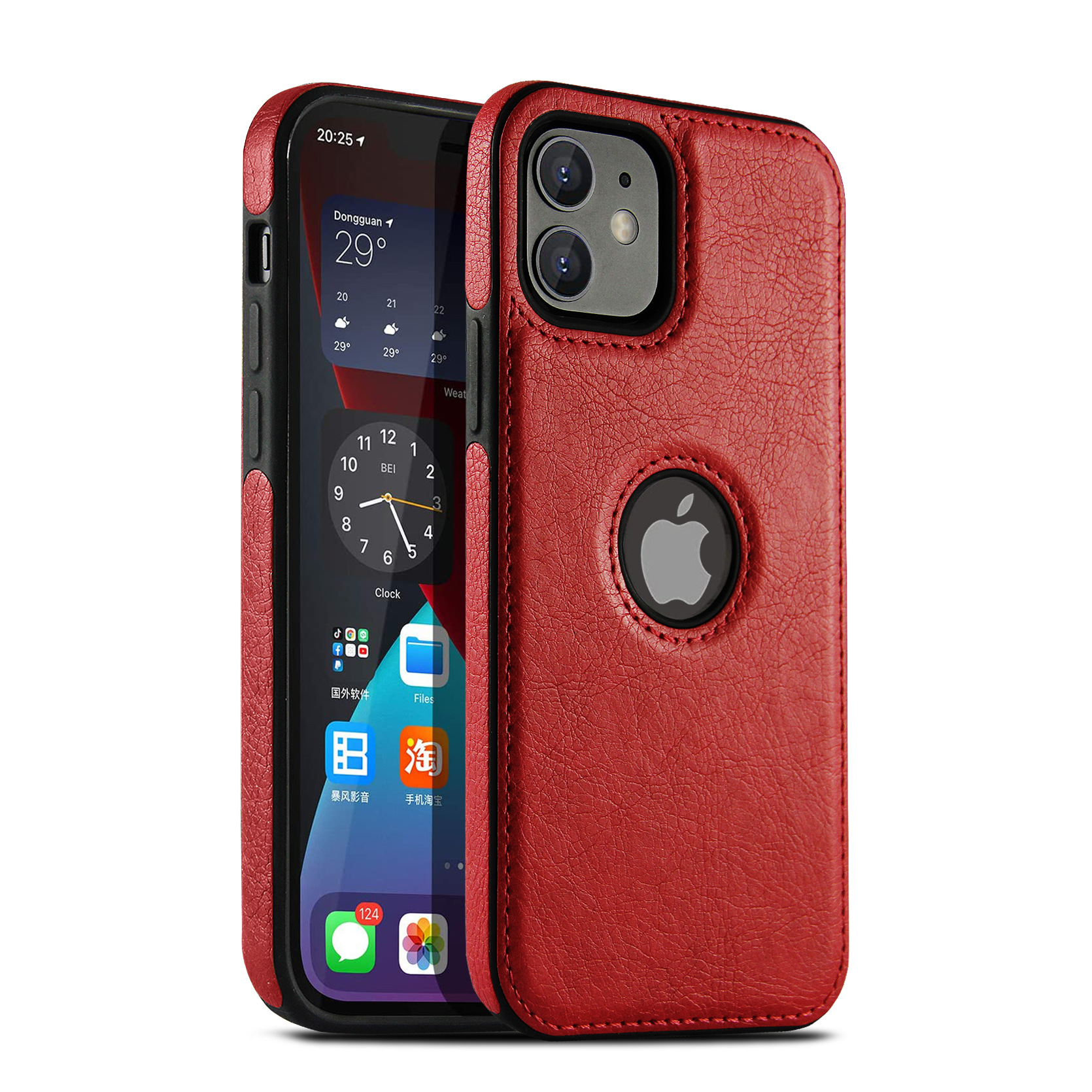 Suitable for car line leather texture splicing iphone14pro max phone case, Apple 12 full package protective case, ix soft case pic 4