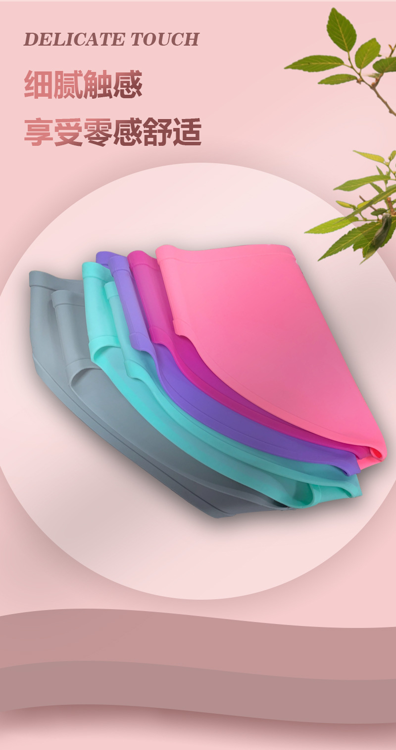 亚马逊爆款平角硅胶泳裤经期防漏安全裤三角硅胶内裤高弹力游泳裤详情22