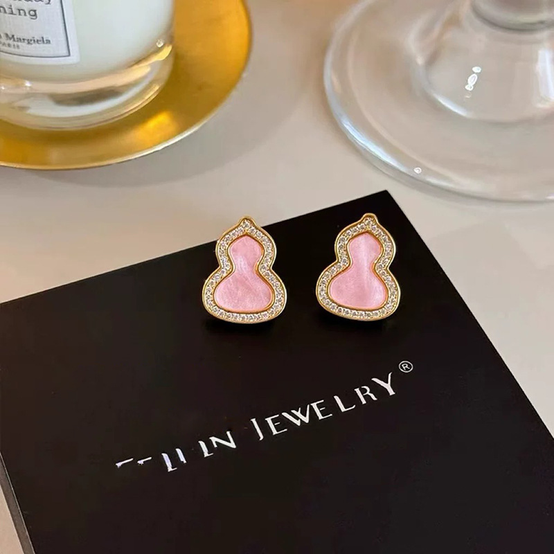 Exquisite zircon dandelion flower stud earrings with a light luxury and high-end feel, Korean exquisite earrings, retro light luxury earrings for women pic 8