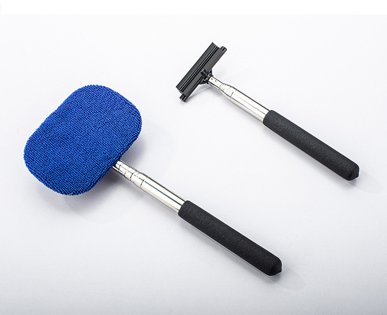 汽车后视镜刮水器不锈钢刮水板多功能玻璃清洁刷车用伸缩雨刮器详情11