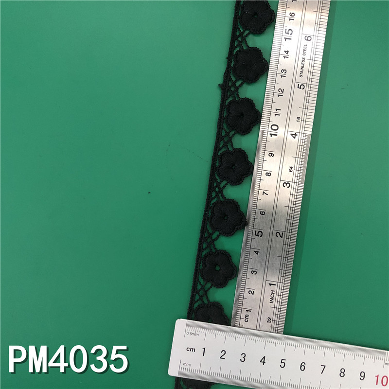 New Lolita embroidery water-soluble lace, milk silk single-sided small flower wave lace, lace with barcode pic 19