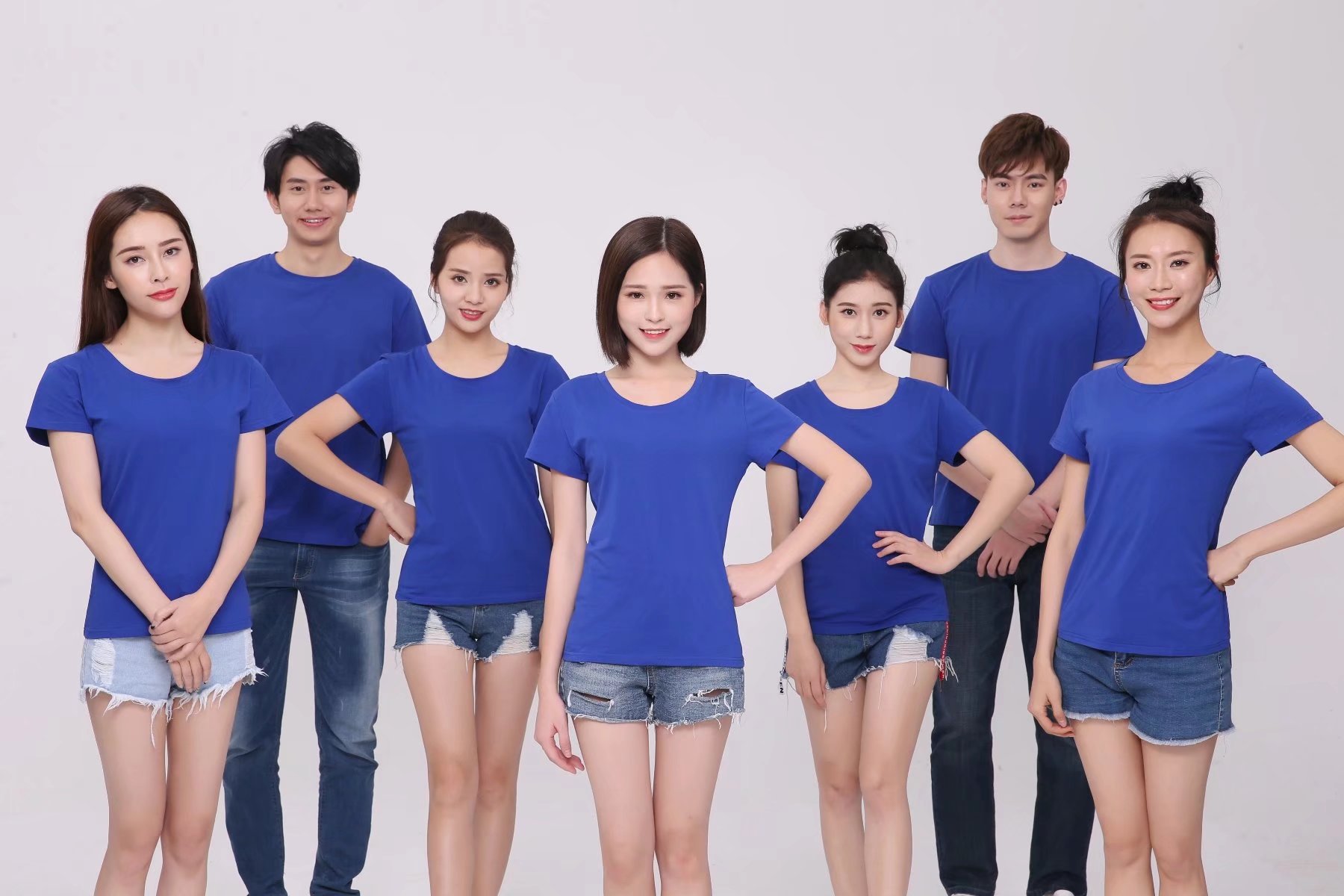 定制t恤广告衫速干圆领短袖工作服班服印字logo厂家批发详情31