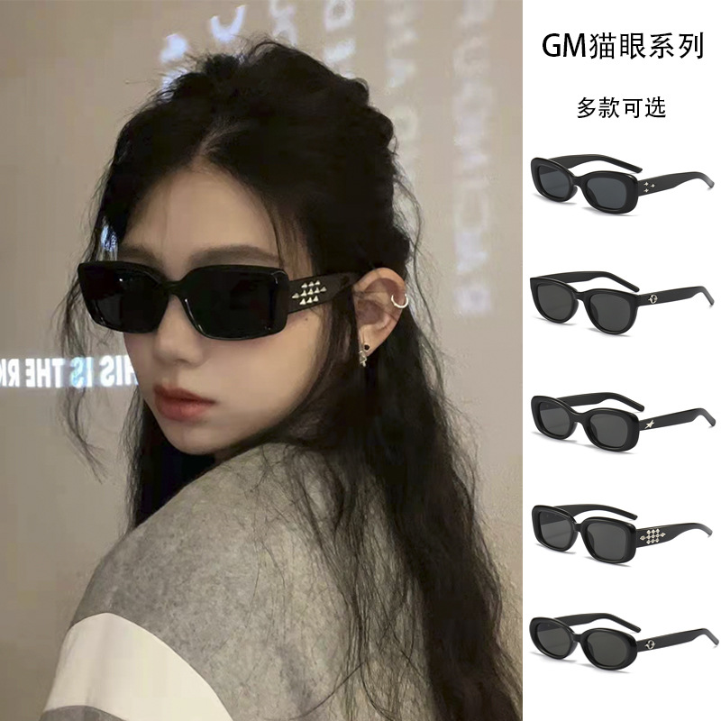 新款时尚墨镜女夏防紫外线男士开车专用高级感gm偏光太阳镜黑框潮详情10