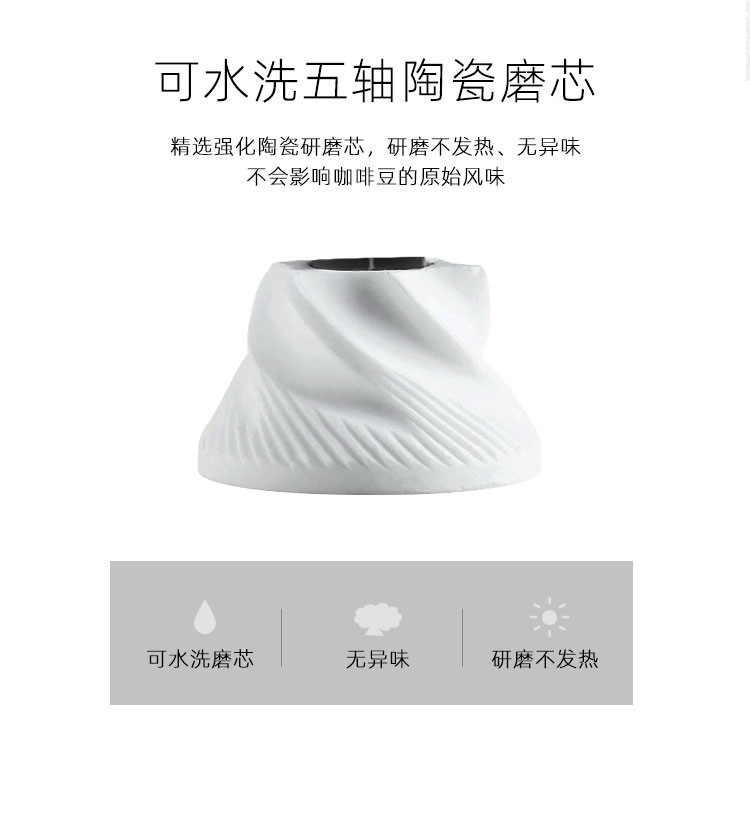 便携式不锈钢磨豆机家用手摇咖啡机手动咖啡磨豆机详情6