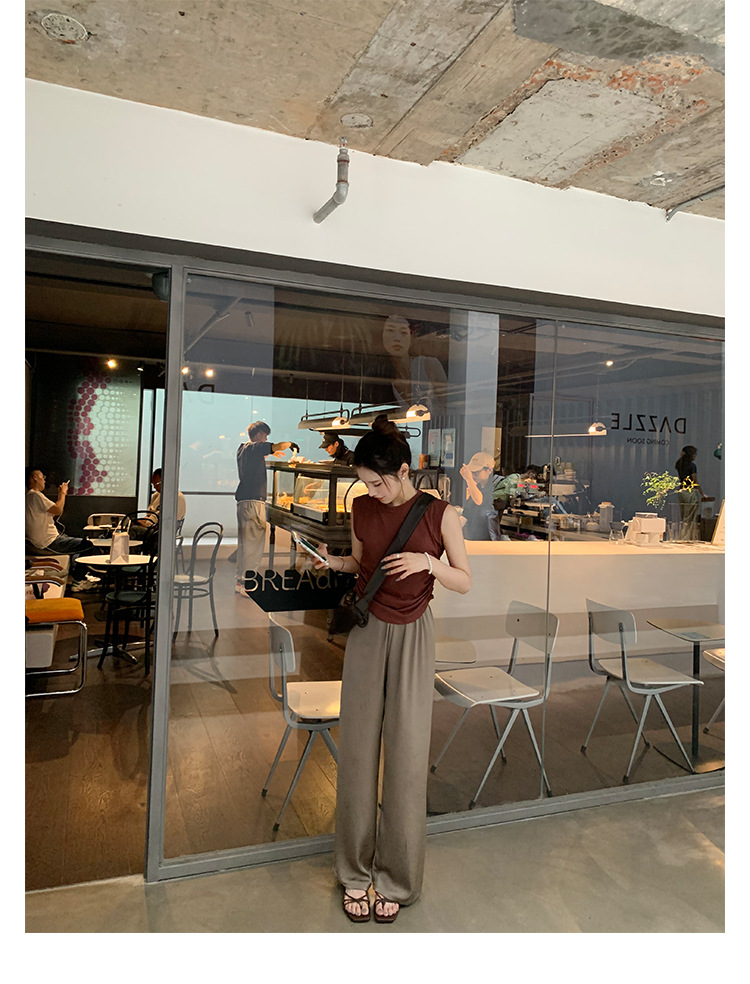 羊皮版葡萄妈同款法式方头高跟鞋细带粗跟平底拖鞋女夏季扭结凉拖详情28