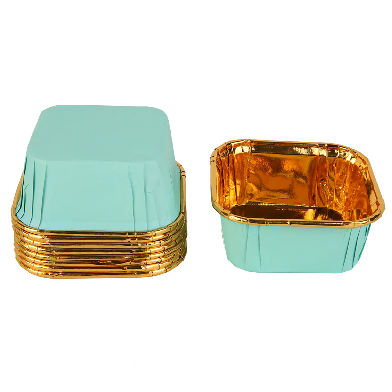 纯色正方形蛋糕纸杯50个一包蛋糕杯详情5