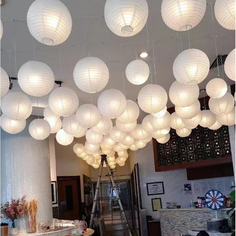 Colorful paper lanterns, DIY lanterns, wedding lanterns, year-end parties, Lantern Festival riddles, decorative items pic 13