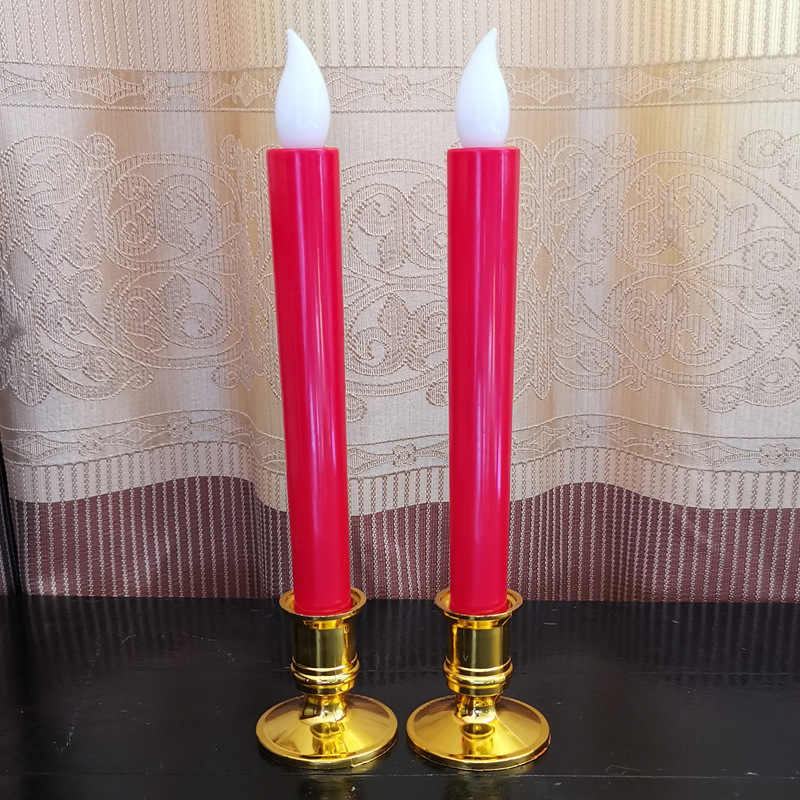 Long-pole electronic candles for Buddha and blessing, swinging decorative handicrafts and ornaments pic 13